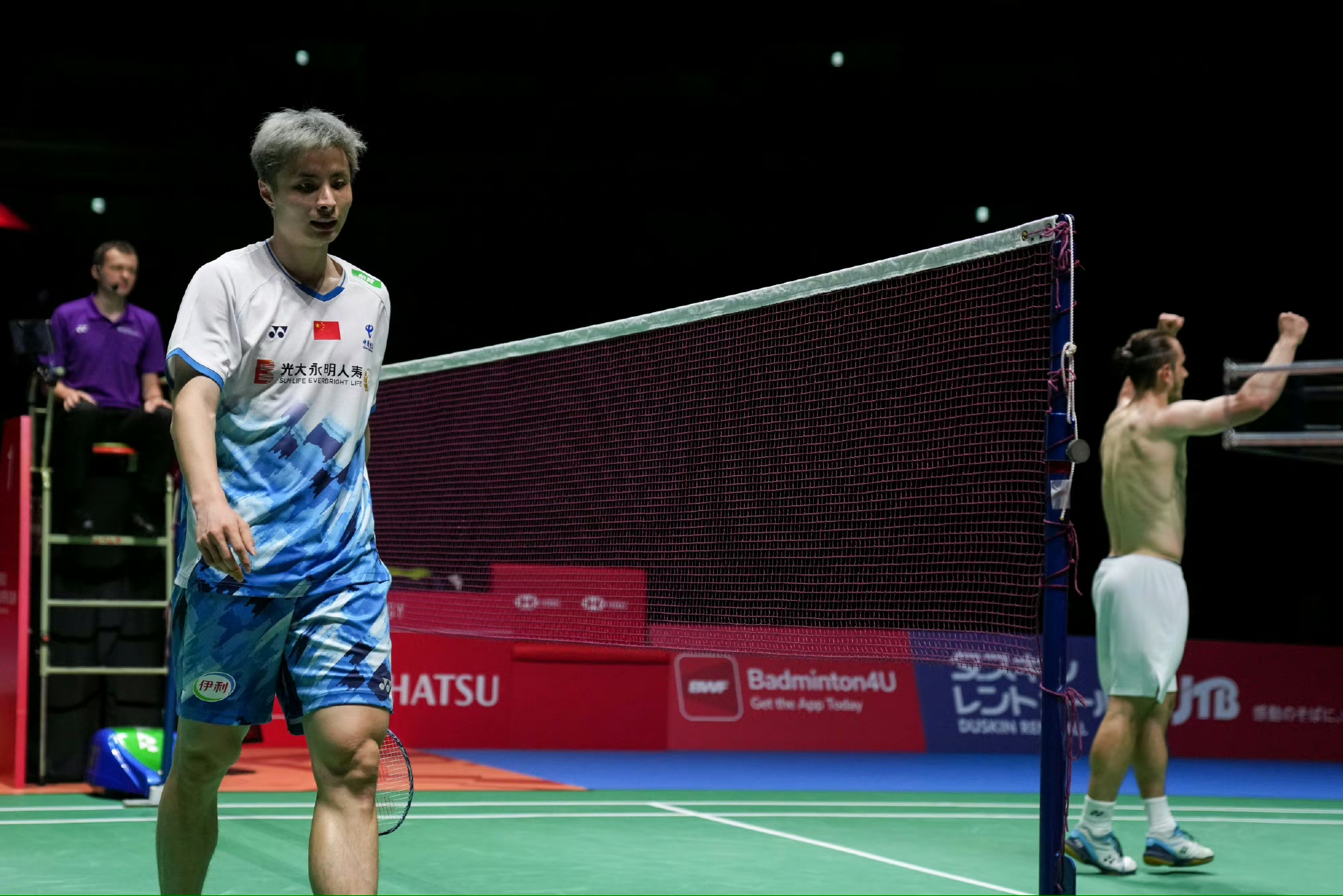 法国队鏖战泰国队，石宇奇关键制胜